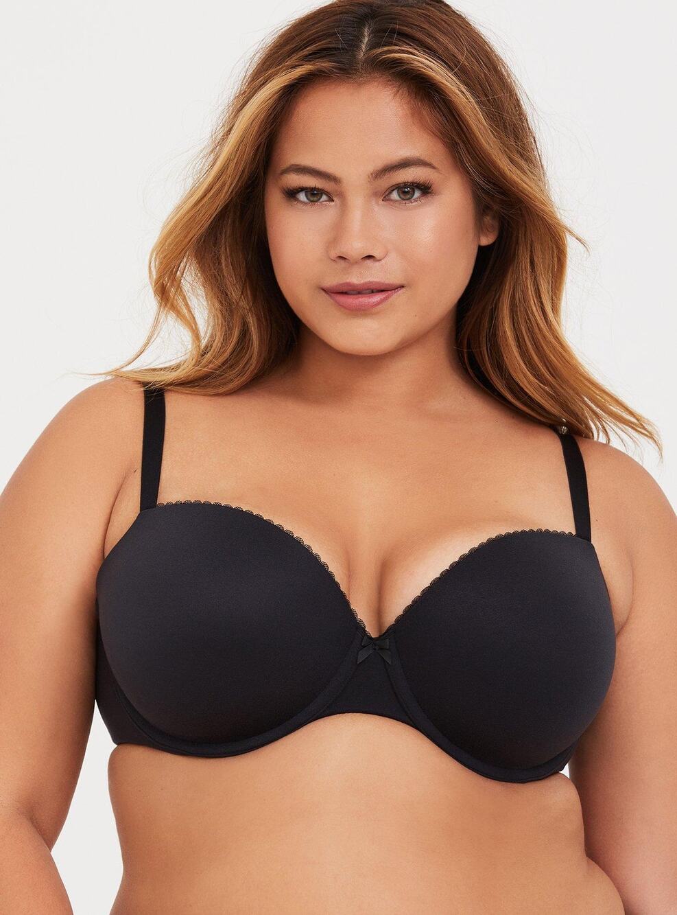 Torrid Curve Body T-Shirt Lightly Lined Smooth Straight Back Bra Size 42DDD
